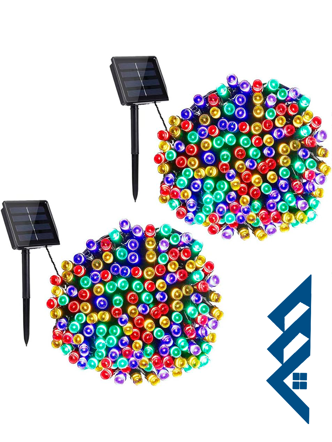 LUCES NAVIDAD CON PANEL SOLAR